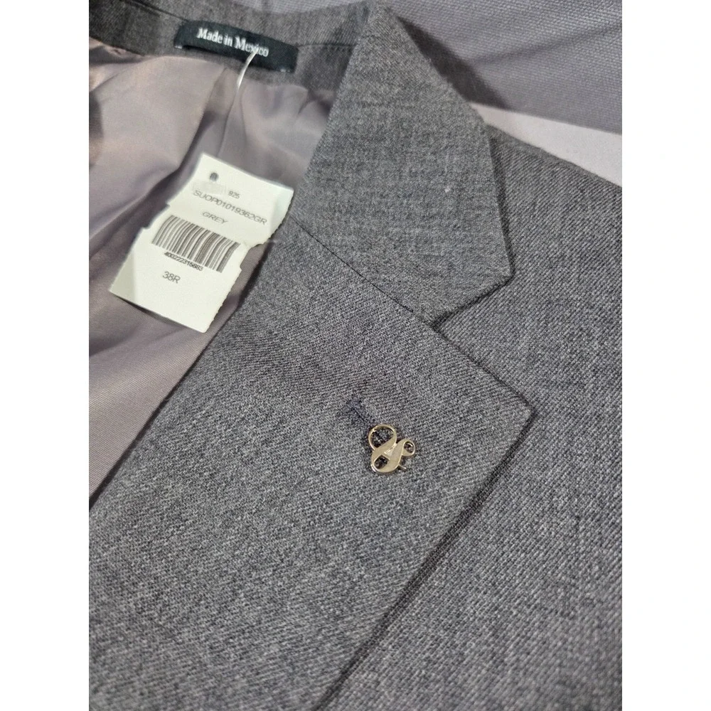 Scotch & Soda Amsterdam Mens 38R Gray 100% Wool Blazer Suit Jacket NWT